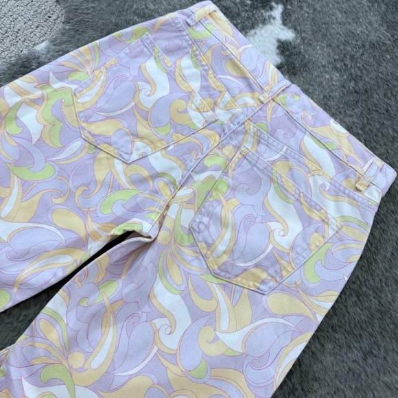 MNG Mango Printed Wideleg Jeans - Picture 6 of 12